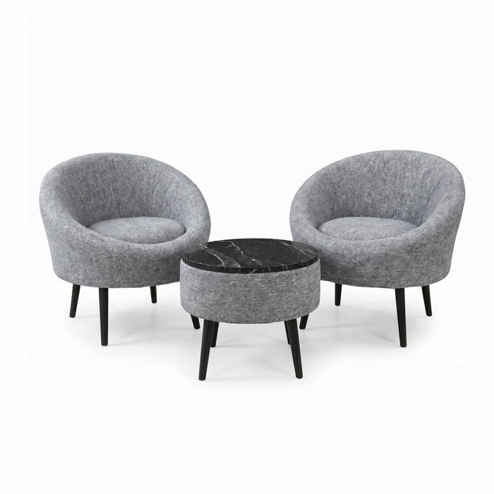 Atelier Del Sofa Lida Linen - Gris